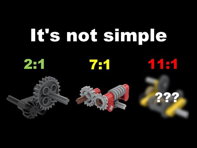 Every LEGO Gear Ratio is Possible