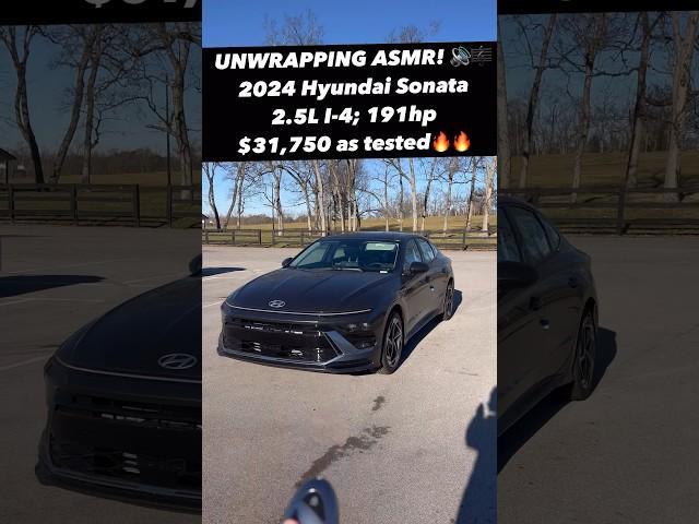 Car ASMR: Check out the Unwrapping of this Refreshed 2024 Hyundai Sonata!