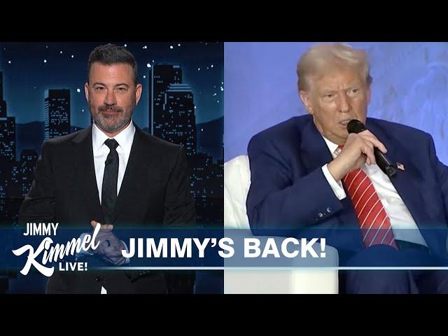 Jimmy Kimmel Recaps All the Crazy Stuff Donald Trump Did Over the Summer