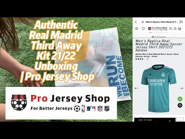 Authentic Real Madrid Third Away Kit 21/22 Unboxing | Pro Jersey Shop