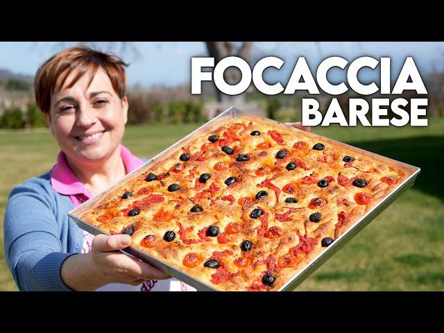 FOCACCIA  BARESE Easy Recipe - Homemade by Benedetta