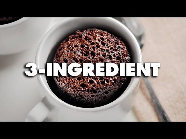 3 Ingredient Chocolate Mug Cake!