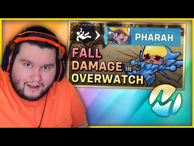 Flats Reacts To "What if Overwatch had Fall Damage?"