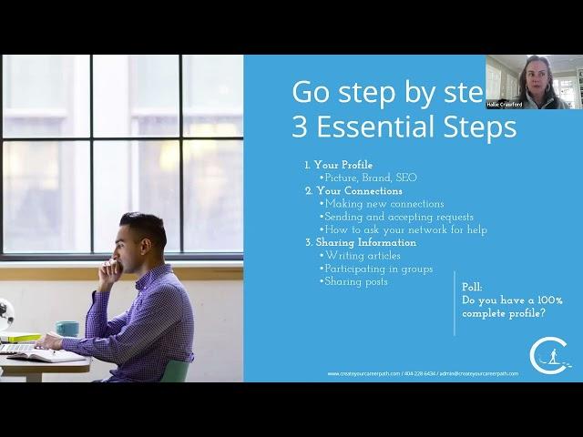 Career Webinar: Leveraging LinkedIn for Professional Success