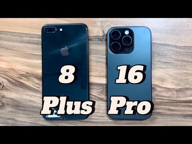 iPhone 8 Plus vs iPhone 16 Pro