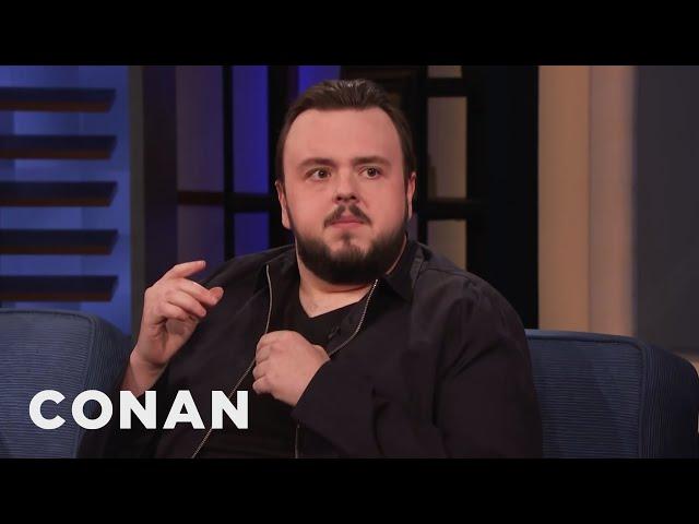 John Bradley Gave An Emotional Speech At The "Game Of Thrones" Wrap Party | CONAN on TBS