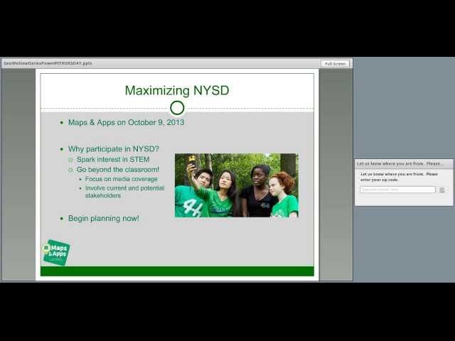 Learning to Think Spatially - Geospatial Webinar 1
