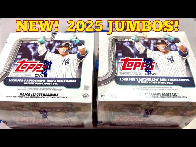 NEW RELEASE!  2025 TOPPS SERIES 1 JUMBO BOXES!