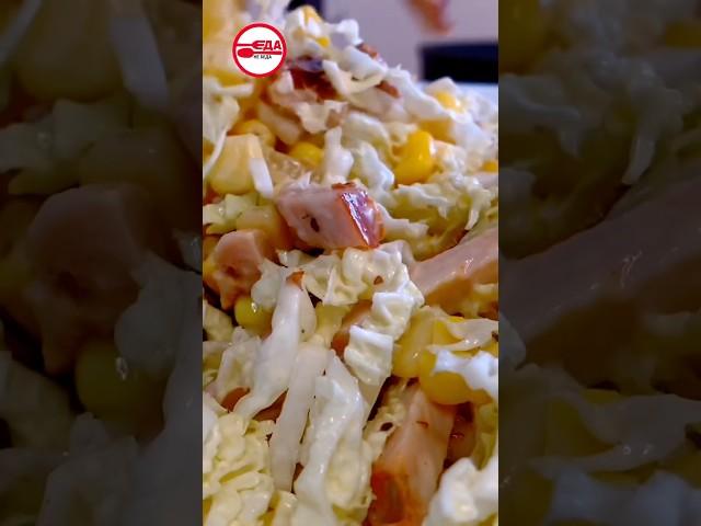 Салат с курицей и ананасом /Еда не беда