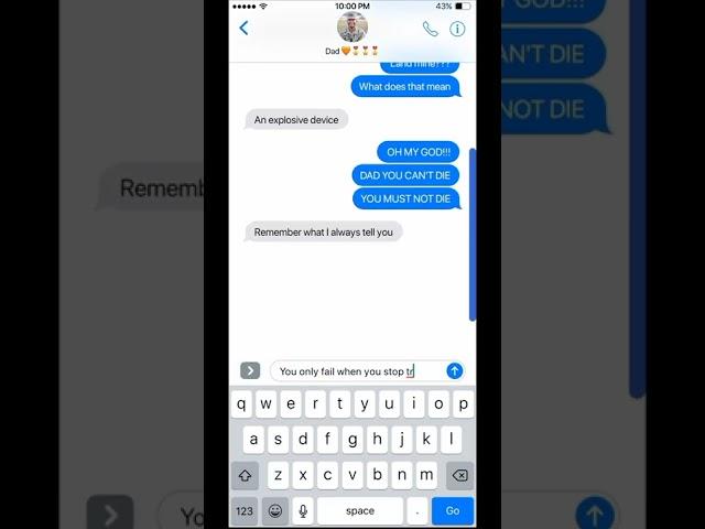 This will make you cry...Last Texts with my Dad