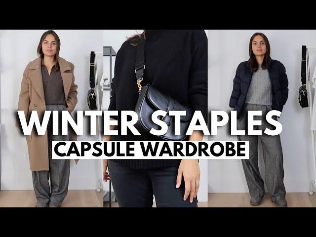 15 Items 50 Outfits | Winter Capsule Wardrobe