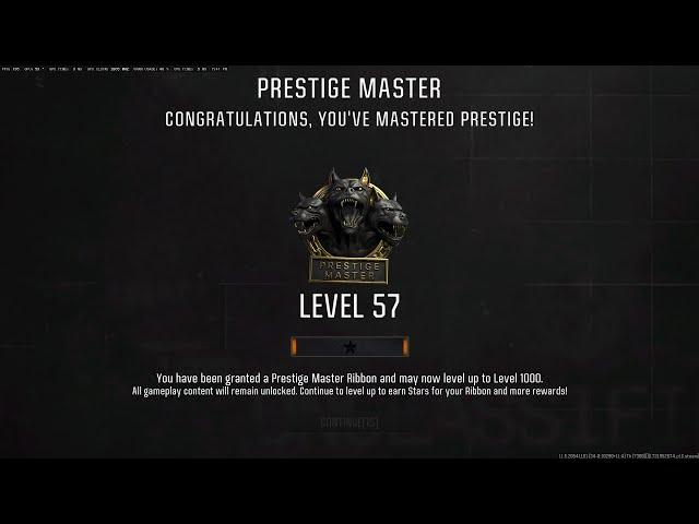 PRESTIGE MASTER WITH ONLY GLITCHES