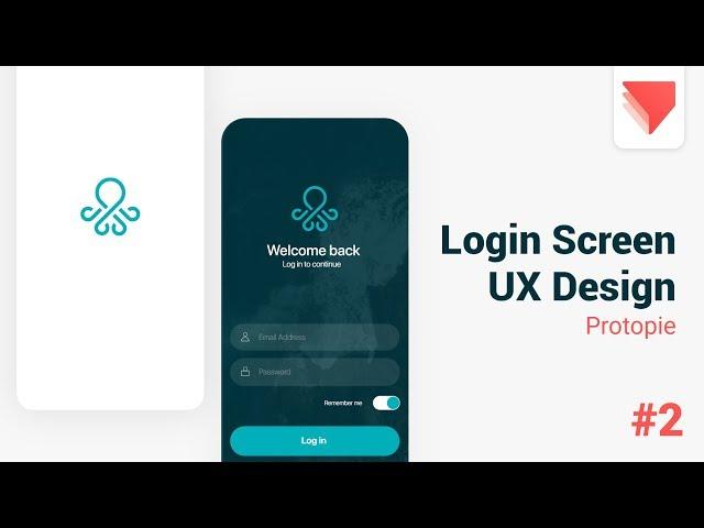 Login Screen UX Design with ProtoPie | Part 2