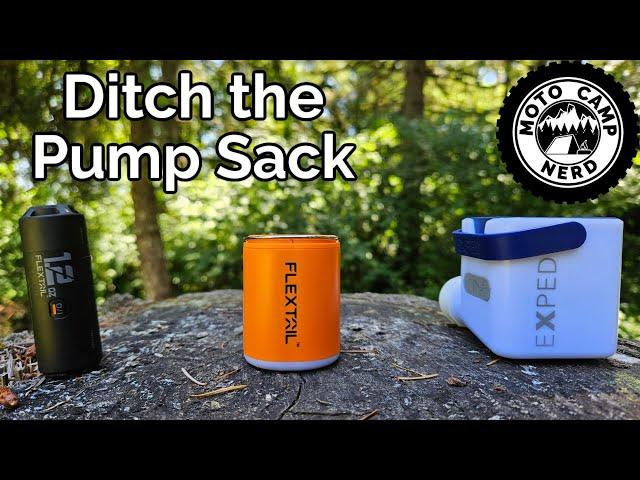 Motorcycle Camping Sleeping Pad Pumps: The Ultimate Motocamping Luxury Item