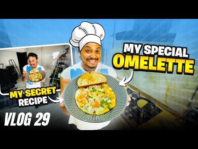 My Secret Omelette Recipe | Daily Vlog Day 29 | #justneelthings