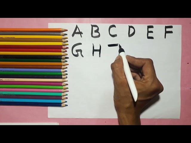 abcdefghijklmnopqrstuvwxyz | vwxyz | Phonics Song|capital letter writing in english|papa kids tv P19