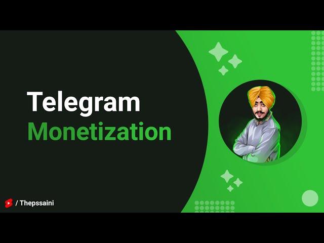 Telegram Monetization 