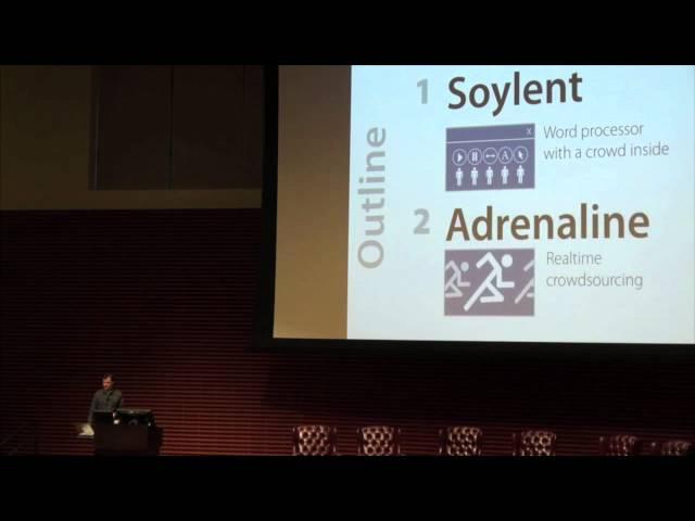 Michael Bernstein: Crowd-powered systems