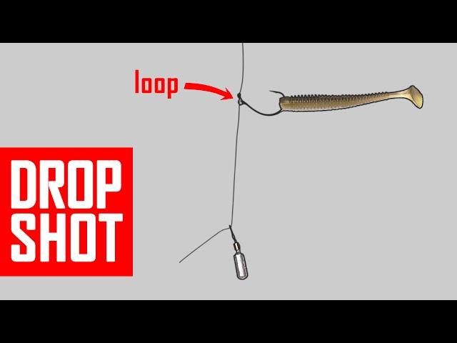 How to tie improved DROPSHOT rig? It will catch more fish! Lure fishing for Perch Bass Zander Pike