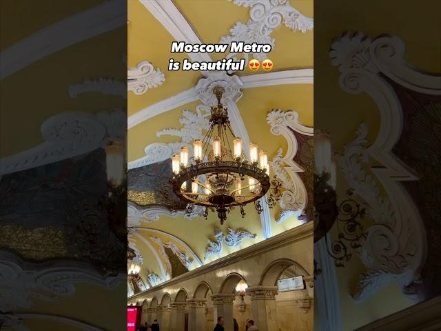 Moscow's amazing Komsomolskaya Metro Station