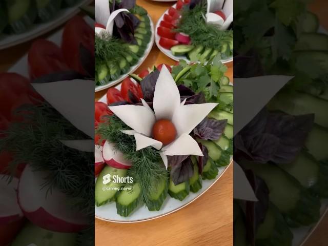 Овощная нарезка  Овощное ассорти. #food #карвинг #кейтеринг