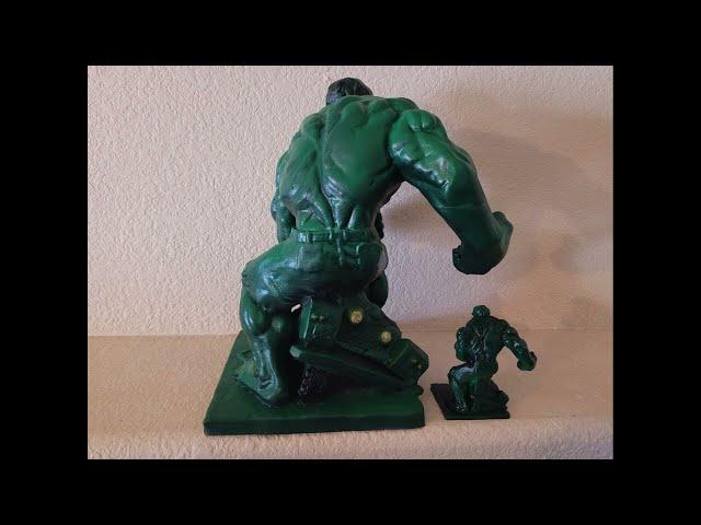 Hulk Sculpture, 3d Print and Post-Processing