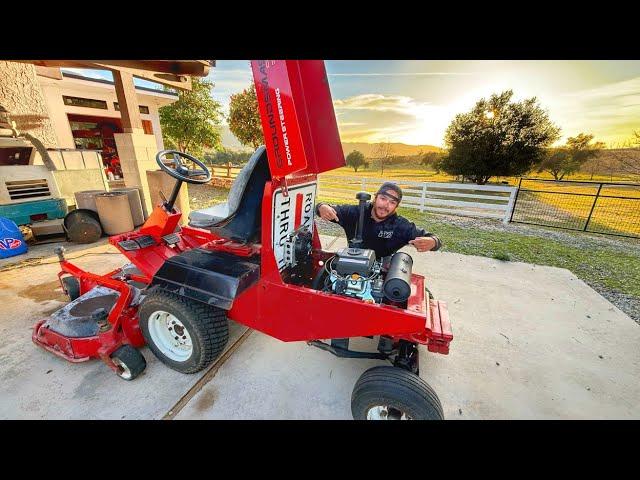 Harbor Freight Engine Swapping A Broken Commercial Lawn Mower!