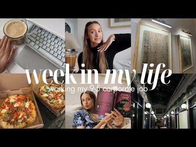 WORK WEEK IN MY LIFE  | Balancing it all, data analytics, feelings on WFH, hot workouts, & more!