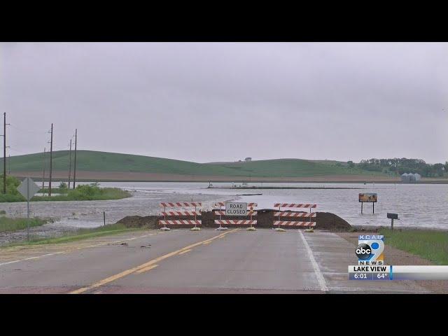 Flooded highway creates problems for Akron