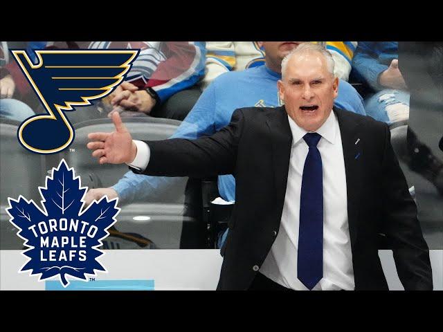 Toronto Maple Leafs VS St Louis Blues OCT 24 24 w/Superbman