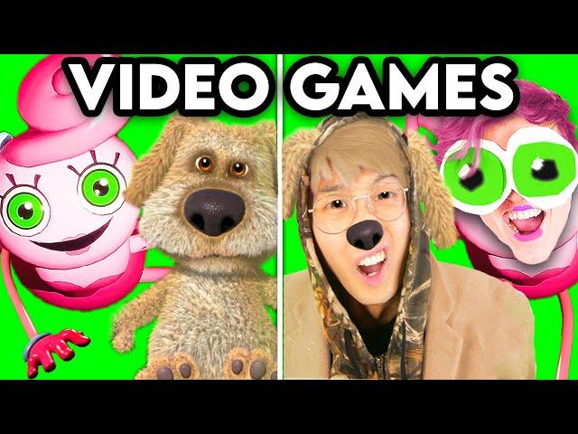 VIDEO GAMES WITH ZERO BUDGET! (TALKING BEN, MOMMY LONG LEGS, POPPY PLAYTIME, FNF, LANKYBOX, & MORE!)