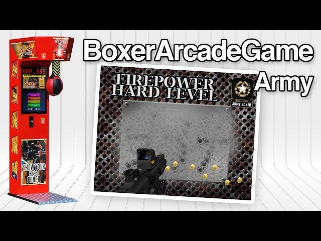 Arcade Boxer Machine - Army