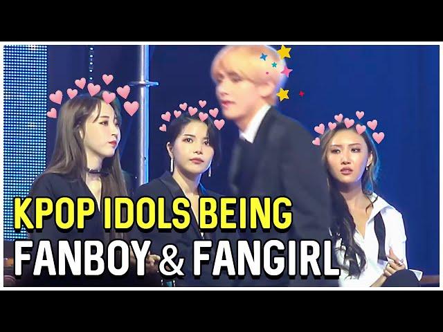 Kpop Idols Fanboying And Fangirling Over BTS