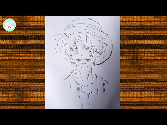 Drawing Luffy gear 5 easy \How to draw Monkey D. Luffy form one Piece\How to draw anime step by step