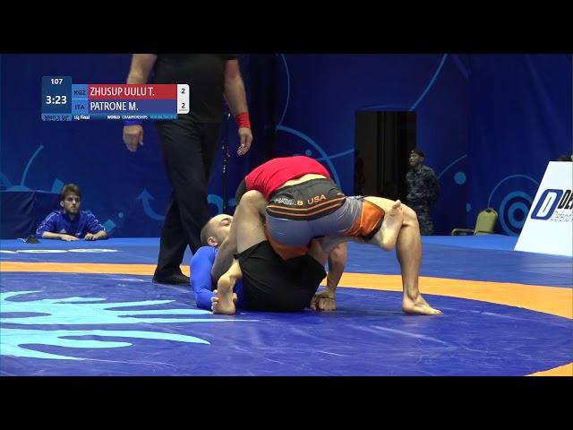 1/4 Men's GP No-Gi - 66 kg: T. ZHUSUP UULU (KGZ) v. M. PATRONE (ITA)