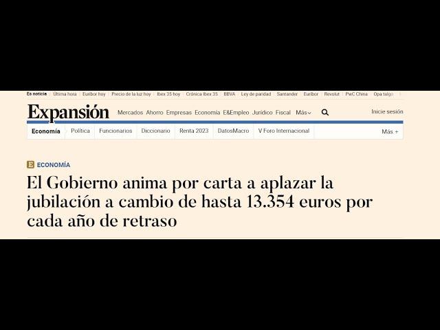 ¡EL GOBIERNO QUIERE QUE TRABAJES DESPUES DE LA JUBILACIÓN!