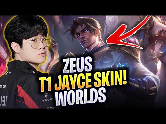 ZEUS PLAYS WITH NEW T1 JAYCE WORLDS SKIN! - T1 Zeus Plays Jayce TOP vs Udyr! | Season 2024