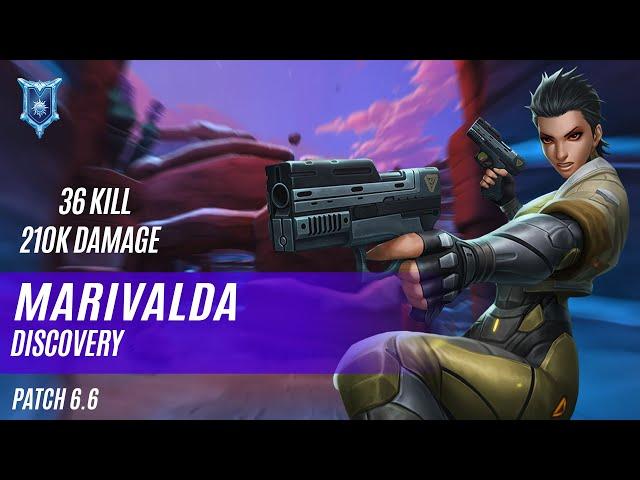 36 KILL 210K DAMAGE MARIVALDA LEX PALADINS COMPETITIVE (NEW PATCH 6.6) DISCOVERY