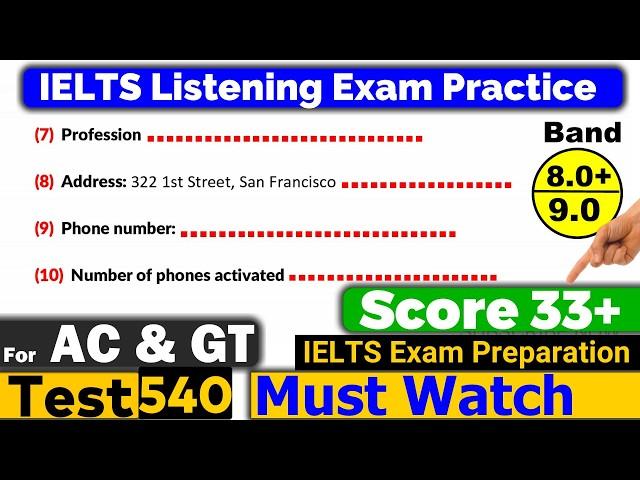 IELTS Listening Practice Test 2024 with Answers [Real Exam - 540 ]