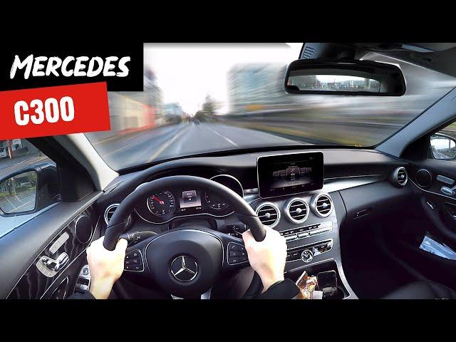 Driving 2016 Mercedes Benz C Class C300 4MATIC POV