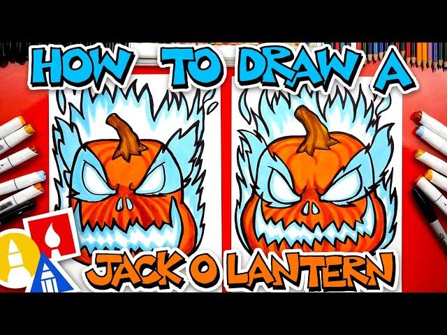 How To Draw A Scary Jack-O-Lantern