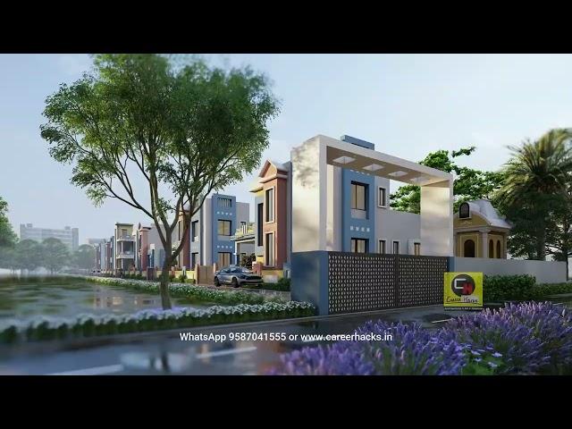 3d Architecture Walkthrough | Career Hacks | 6 villa Court | Atul Rankawat