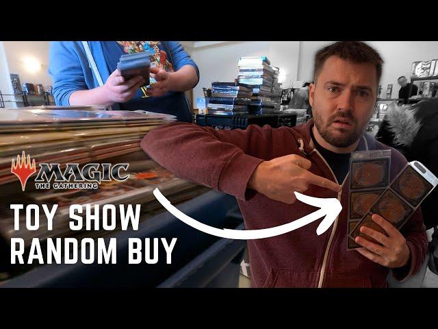 Found Magic The Gathering Cards In Binder Pages In A Bulk Bin At A Toy Show! MTG Random Buy