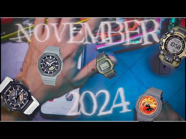 November 2024 New Release G-Shock preview!