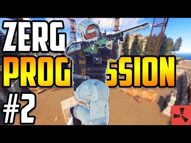 Rust Console Zerg Wipe Progression (Pt.2) | RUST CONSOLE EDITION PVP (PS5)