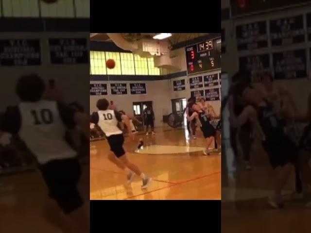 Alex Chaikin with the steal and the dunk! #basketball #highlights #shorts