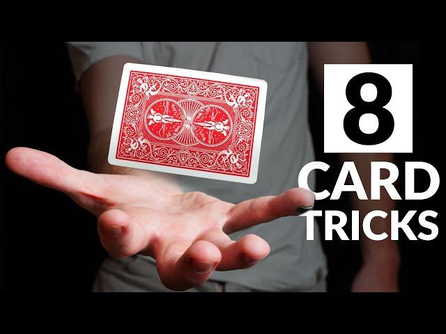 8 VISUAL Card Tricks Anyone Card Do | Revealed