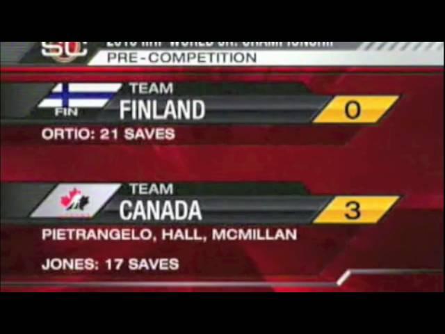 WJC-TV 2010: Pre-Game Canada 3 - Finland 0