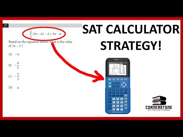 How To Solve SAT Math Equations With Your Calculator