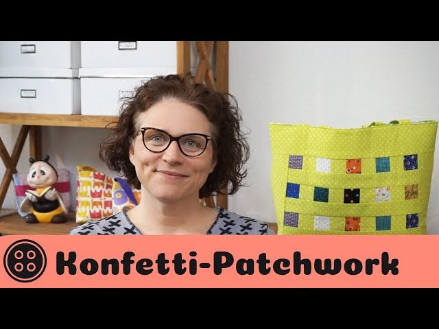 Konfetti Patchwork nähen / kostenloses Schnittmuster